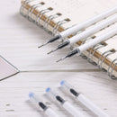 Signature Office Black Ink White Color Shell Medium Nib Core Gel Pen Refills