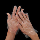 Hairdressers Butchers Avoid Direct Touch Food Plastic Clear Disposable Gloves