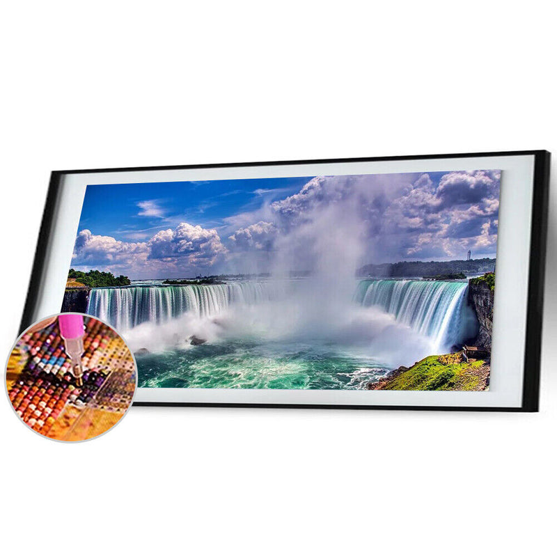 5D DIY Diamond Painting Landscape Full Round Drill Kit Rhinestones Home Decor