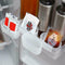 2Pcs Kitchen Cabinet Counter Shelf Stackable Refrigerator Rack Organizer H5Q7