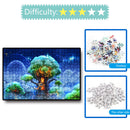 1000pcs DIY Cloud Fantastic Tree Paper Puzzle Educational Jigsaw Assembling Toys