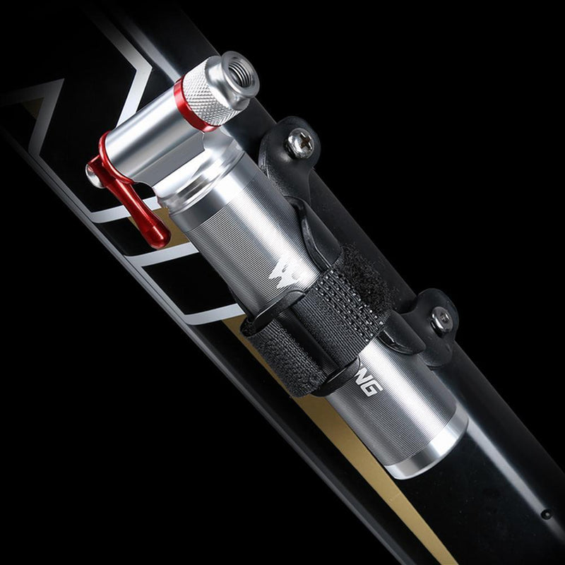 Outdoor Bicycle Mini Pump Aluminum MTB CO2 Tire Filler for Basketball Football