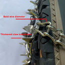 19 Studs Ice Gripper Spikes Stainless Steel Climbing Crampons (Black XL)