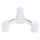 3 In 1 E27 To 3E27 Base Socket Splitter LED Light Lamp Bulb Adapter Holder Newly