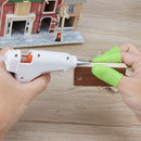 Anti-slip Hot Glue Gun Finger Caps Silicone Finger Cover Sleeve (Green 5pcs