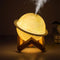 Desktop Decor Air Humidifier LED Night Light Moonlight 2 In 1 Air Purify