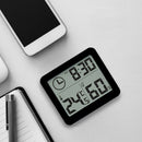 Digital Thermometer Hygrometer Dry Meter Electronic Indoor 3.2inch (Black)