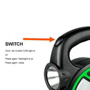 Handheld COB LED Flashlight Light Portable Battery Powered Outdoor Lantern Torch