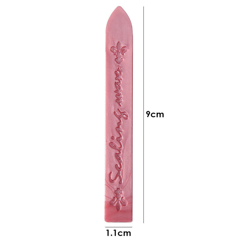Retro DIY Wax Seal Strips without Core for Fire Painting Stamp (Pink)