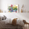 Full Cross Stitch 14CT DIY Fresh Flowers Printed Embroidery Home Decoration Gift