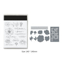 Transparent Cutting Dies for DIY Scrapbooking Album Paper Cards Decorative