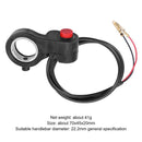 Motorcycle Handlebar Switch Electric Bike Horn Starter Kill Button Switches