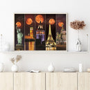 5D Kit Rhinestone Pictures DIY Moon Buildings Full Round Drill Diamond Pain