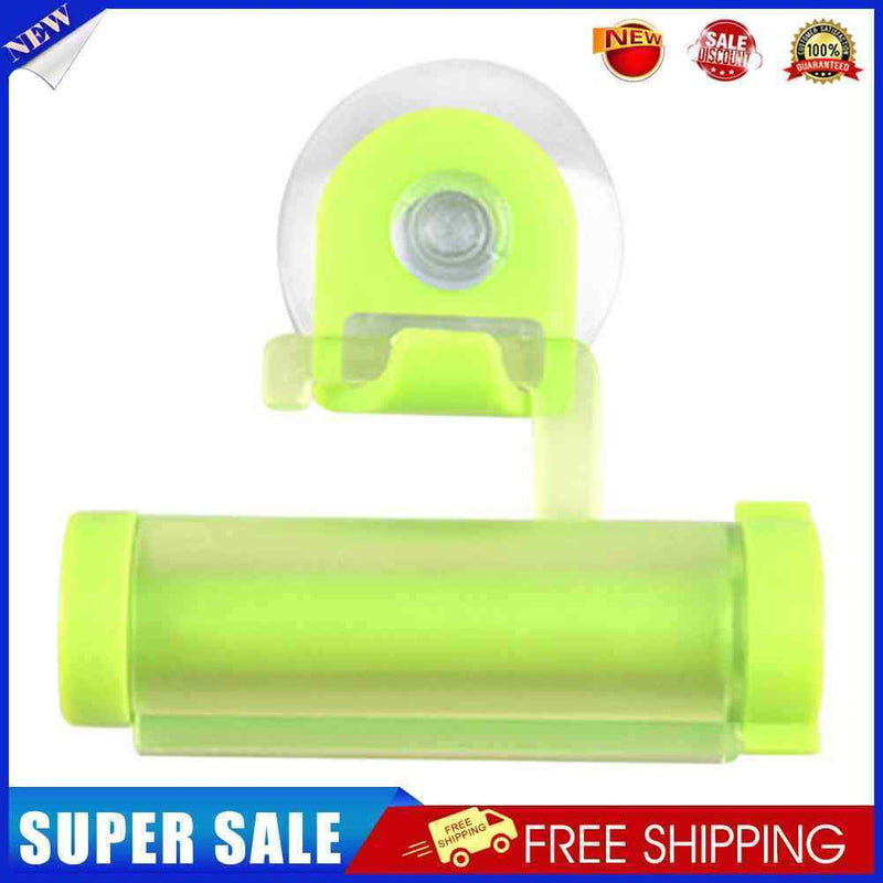 Hanging Rolling Tube Toothpaste Squeezer Facial Cleanser Dispenser (Green)