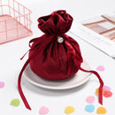 Storage Velvet Drawstring Pouch Birthday Decor Party Supplies Candy Pouches