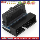 USB 3.0 20 Pin Male to 20 Pin Female Extension Adapter 90 Degree for Motherboard