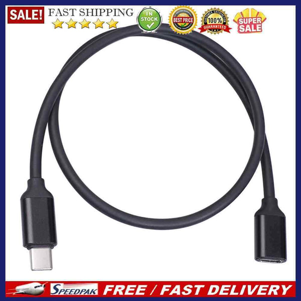 USB C Extension Cable USB C Male to Female Power Delivery Charging Extender Cord