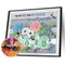 5D Diamond Painting DIY Flower Letter Special Shape Partial Drill (KA349)