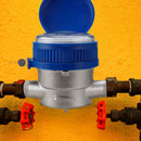 Mechanical Rotary Wing E-Type Cold Smart Water Meter with Copper Fittings Newly