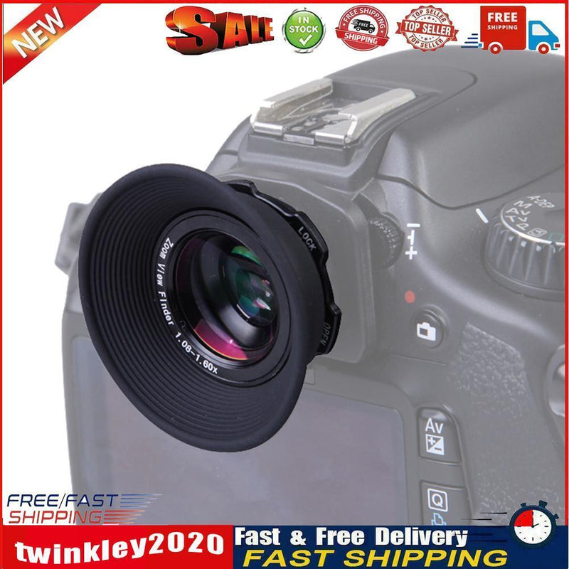 1.08x-1.60x zoom viewfinder eyepiece magnifier for Nikon D7100 D7000 D5000 Newly