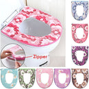 Soft Warm WC Cover Flannel Seat Cover Thickned Toilet Lid Mat Closestool Pads