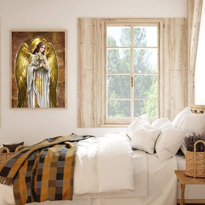 Diamond Painting Kit angel women Full Round Rhinestone Wall
