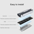 MK-200 M.2 2280 NVMe Cooling Heat Sink SSD Heat Dissipation Pad (Grey)