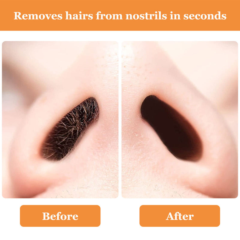 Nose Wax Kit - Nostril Waxing Kit for Men and Women Safe Easy Quick & Painless