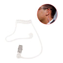 2 Pin Acoustic Tube Headset PTT Mic Earpiece for Baofeng for Kenwood Radio Newly