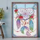 Diamond Painted 5D DIY Love Dream Catcher Partial Special Rhinestone Set Newly