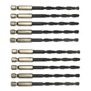 15pcs HSS Hex Shank Drill Bits Set Hexagonal Screw Twist Electric Drills Newly
