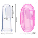 Pet PP Storage Box Finger Toothbrush With Case Dog Toothbrush Teeth Cleaning