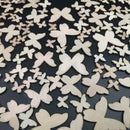 50x Mixed Size Butterflies MDF Wooden Shape Craft Embellishments HOT Wood C6V0