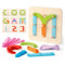 Montessori Pillar Collage Toys Children's Wooden Educational Enlightenment Toys`
