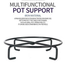 Mini Portable Stove Rack Iron Stand Stove Bracket Holder Outdoor 2Q6W Black N6H5