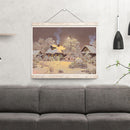 5D DIY Full Round Drill Diamond Paint Cabin Snow Mosaic Rhinestone Drawing Ki