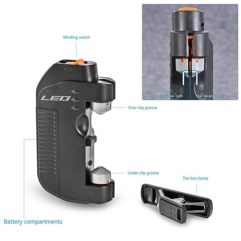 Electric Knot Knotting Machine Fishing Hook Animal Line Winder Tool (Battery)