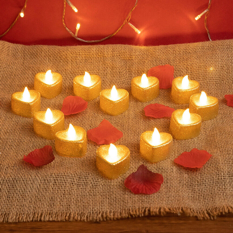 6pcs LED Tealight Candle for Home Christmas Party Wedding Holiday Decorations