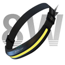 Cob LED Flashlight Waterproof Head Torch Portable Reflective for Running Cycling