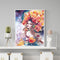 Oil Paint By Numbers Painting Girl Coloring Picture Digital