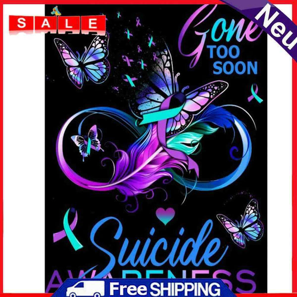 Butterfly Calligraphy and Painting Diamond Painting