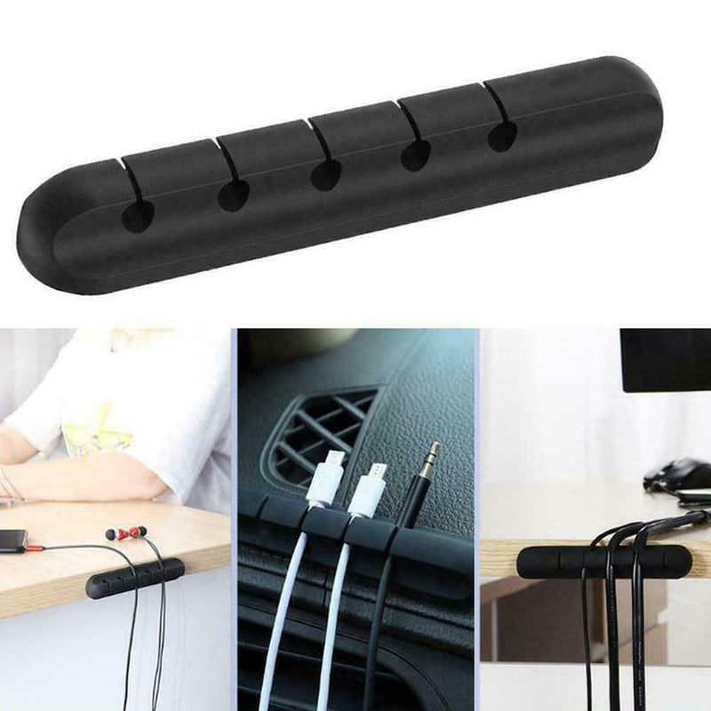 Cables Drop Clip Desk Tidy Organiser Wire Cord Lead Holder Charger Usb P8G0