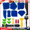 20pcs 5 in 1 Remover Caulk Finisher Sealant Smooth Scraper Kit Hand Tools Newly