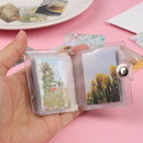 Key Chain Portable For Photos Cards 2 Inch Photos Holder Mini Photo Albums