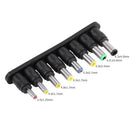 8 in 1 Set 8pcs Universal AC DC Power Adapter 2pin Plug Charger Tips for PC