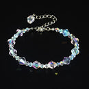 student fashion Geometric Shape Bracelet adjustable Crystals Link Chain