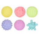 1set Textured Multi Infant Hand Ball Tactile Senses Training Massage Soft Ball