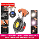 Multifunction COB LED Flashlight Camping Mini Screwdriver Keychain Lamp (Oran
