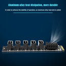 5 Ports M.2 NGFF B-Key SATA to SATA 3 SSD HDD Expansion Card with Heat Sink