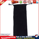Reusable Straw Velvet Storage Bag Black Drawstring Pouch Jewelry Organizer Newly